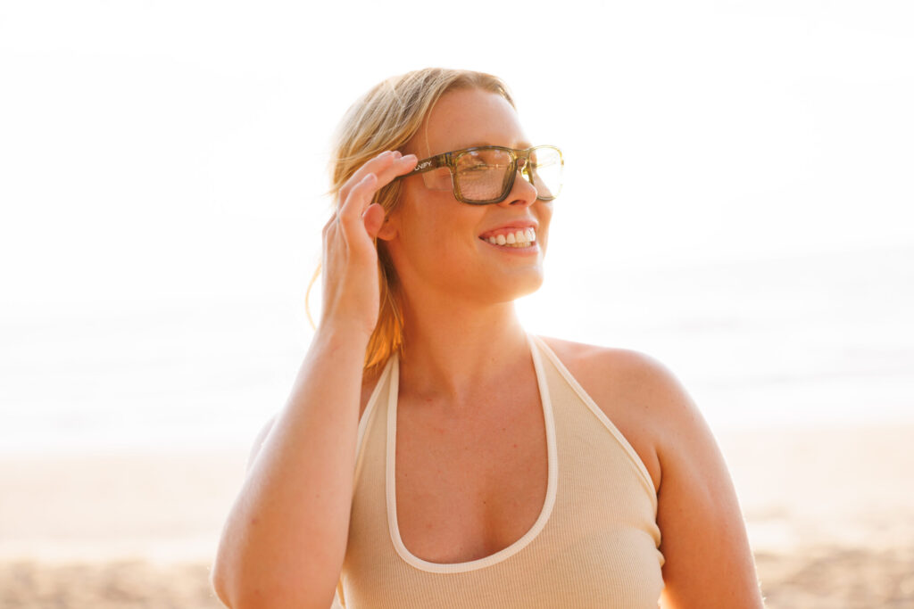 Women Wear safe eyewear